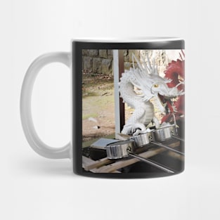 Red Dragon, White Dragon Mug